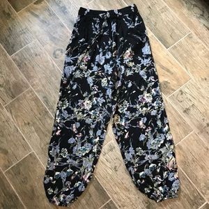 floral joggers